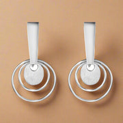 silver earrings